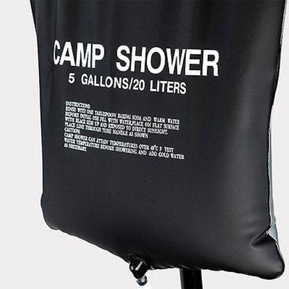 Pop-Up Portable Privacy Shower Tent & 20L Camping Shower Bag – Orange