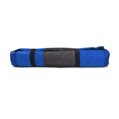 Double Self-Inflating Camping Mattress – 5cm Thick Joinable Air Bed for Hiking & Outdoors – Blue