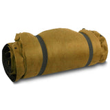 Self-Inflating Suede Camping Mattress – 8cm Thick Air Bed Sleeping Mat – Joinable, Beige