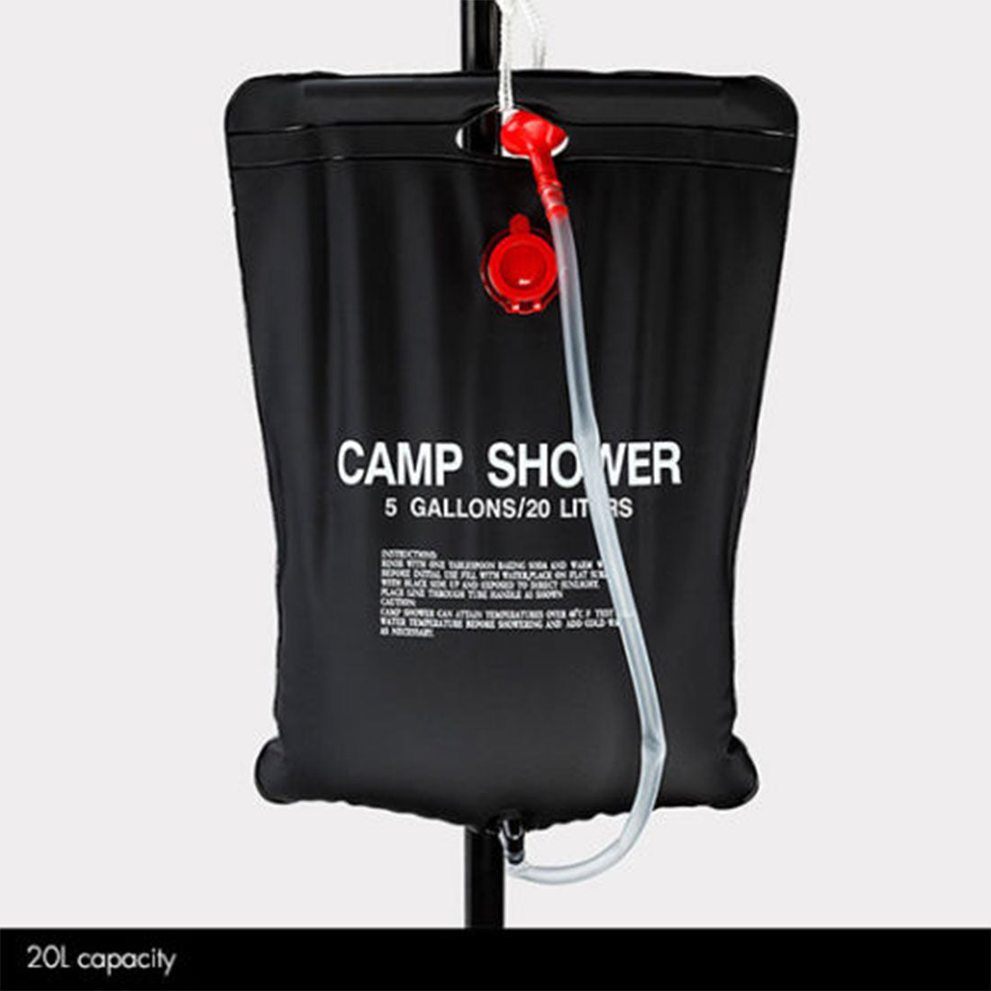 20L Solar Heated Camping Shower Bag | Outdoor Portable Camp Shower