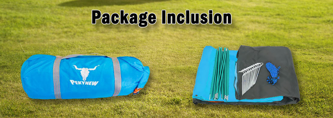 2-Person Lightweight Waterproof Camping Tent – Blue | Hiking, Backpacking, Cycling Ready