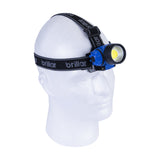 Brillar 3 Mode Headlamp – Blue | 120 Lumens COB LED with Adjustable Strap