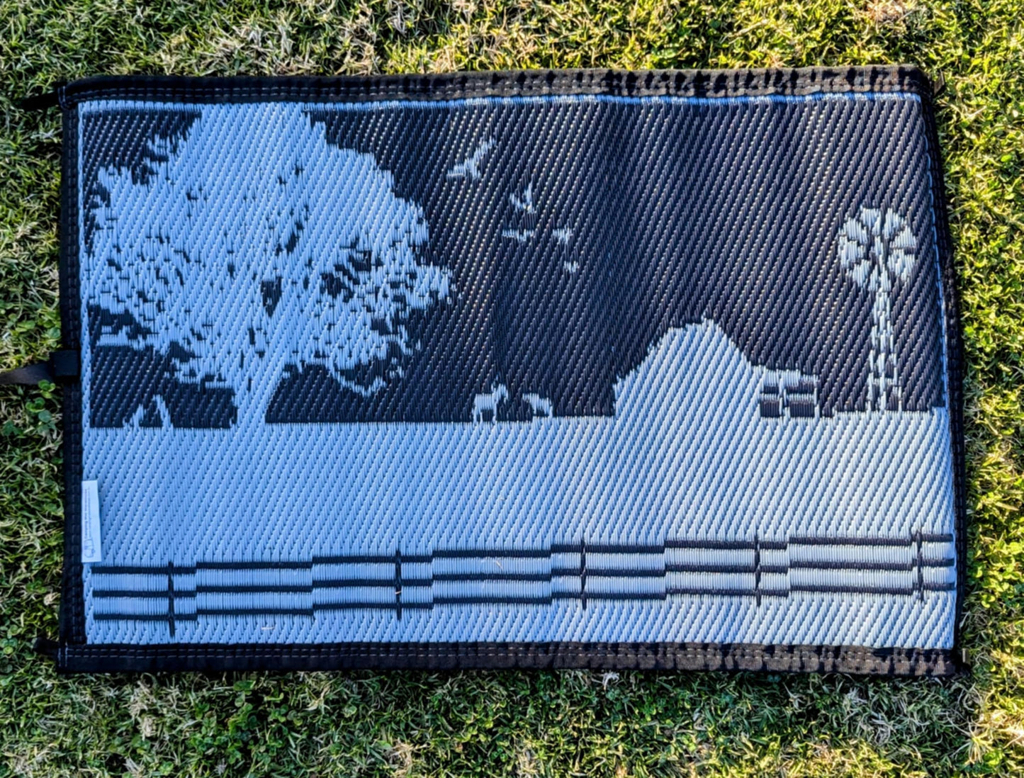 Country Grey 5m x 2.4m Recycled Poly Camping Mat