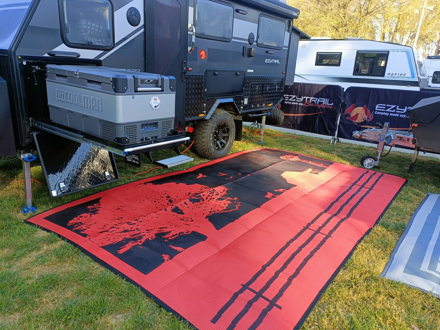 Country Orange 3m x 1.8m Recycled Poly Camping Mat