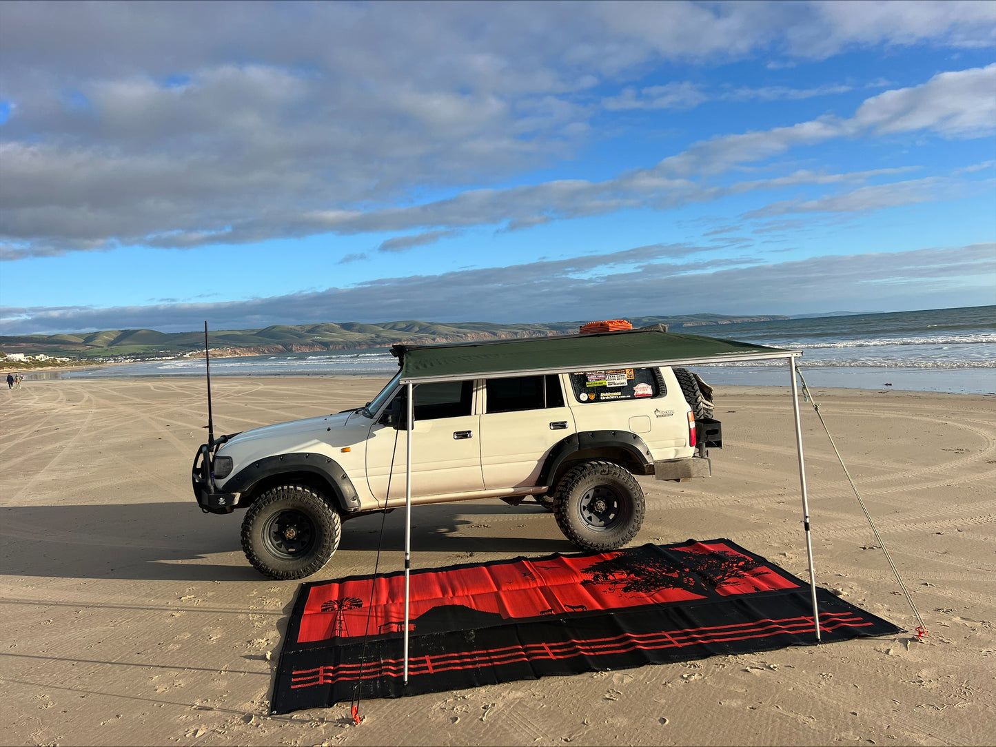 Country Orange 6m x 2.4m Recycled Poly Camping Mat