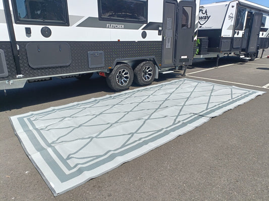 Diamond 3m x 2.4m Recycled Poly Camping Mat