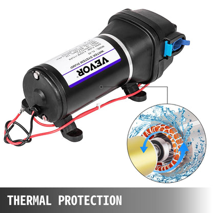 12V Water Pump FL-40 High Pressure 17LPM – Caravan, Boat, Camping, Washdown