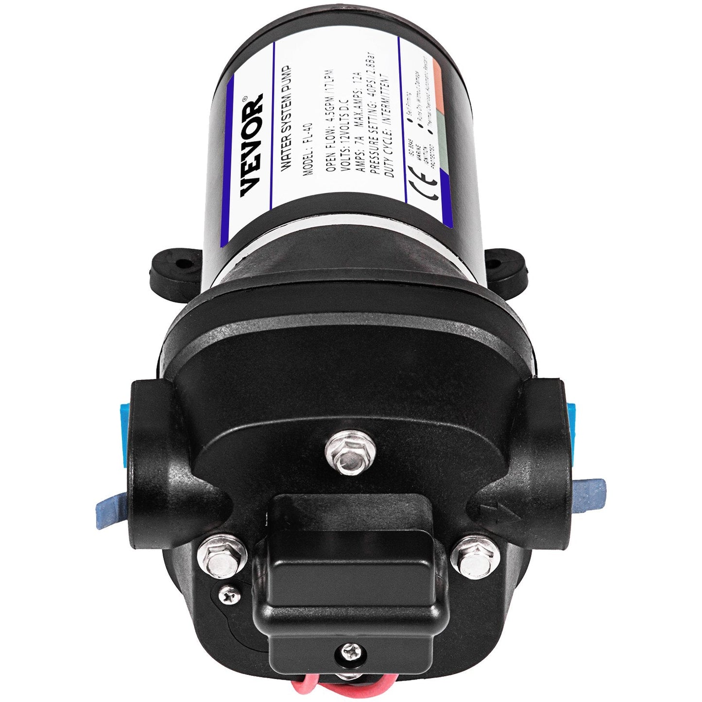 12V Water Pump FL-40 High Pressure 17LPM – Caravan, Boat, Camping, Washdown