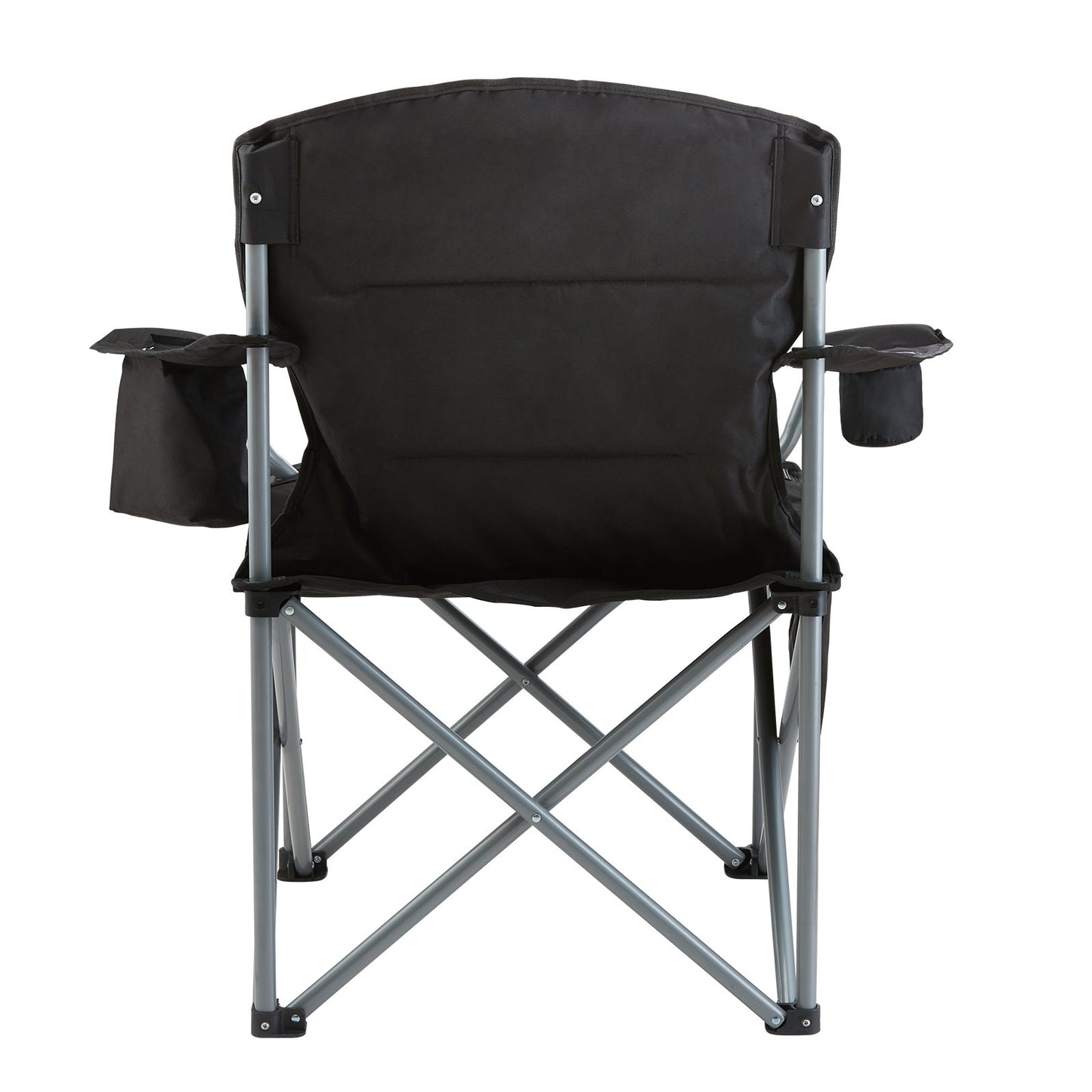 VEVOR Camping Chair – Folding, Heavy-Duty, Quad Design with Cooler Bag & Cup Holder