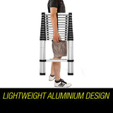Bullet 3.8m Telescopic Aluminium Ladder – Portable, Compact & Built for Outdoor Adventure