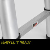 Bullet 3.8m Telescopic Aluminium Ladder – Portable, Compact & Built for Outdoor Adventure