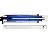 Camping Bed Folding Stretcher Lightweight w/ Carry Bag – Blue