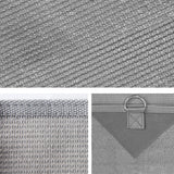Caravan Privacy Screen - Sun Shade End Wall 1.95 x 2.2M – Grey