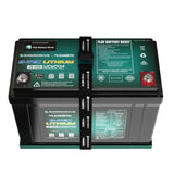 Enerdrive B-TEC 125Ah lithium battery – top view
