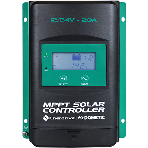 Enerdrive MPPT Solar Charge Controller – 20A 12/24V (w/ LCD Display)