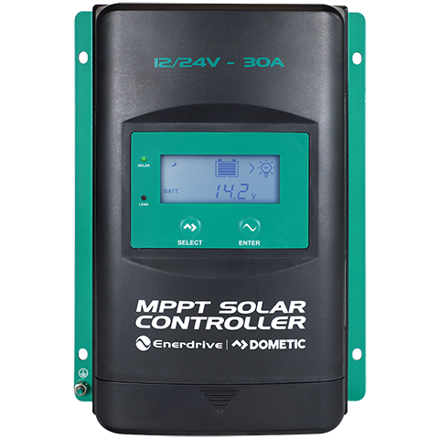 Enerdrive MPPT Solar Charge Controller – 30A 12/24V (w/ LCD Display)