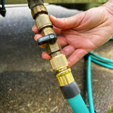 Flat Out Brass Shut-Off Valve