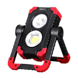 Giantz Rechargeable Work Light – 1000LM LED Folding Torch with USB & Power Bank