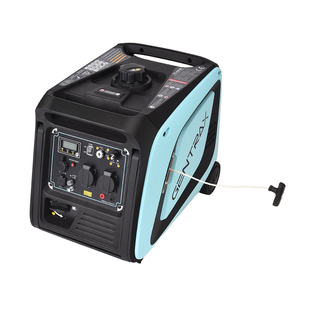 Gentrax 4200W Generator – Pure Sine Wave Inverter, Quiet, Portable Power for Camping & Caravans (3.5kW Rated Output)
