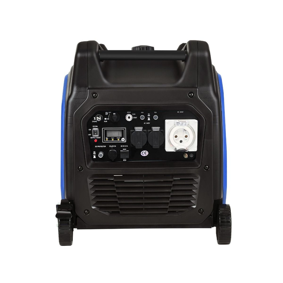 Gentrax 6000W Generator with Remote Starter  – Pure Sine Wave Inverter, Quiet, Portable Power for Camping & Caravans (6kW Rated Output)