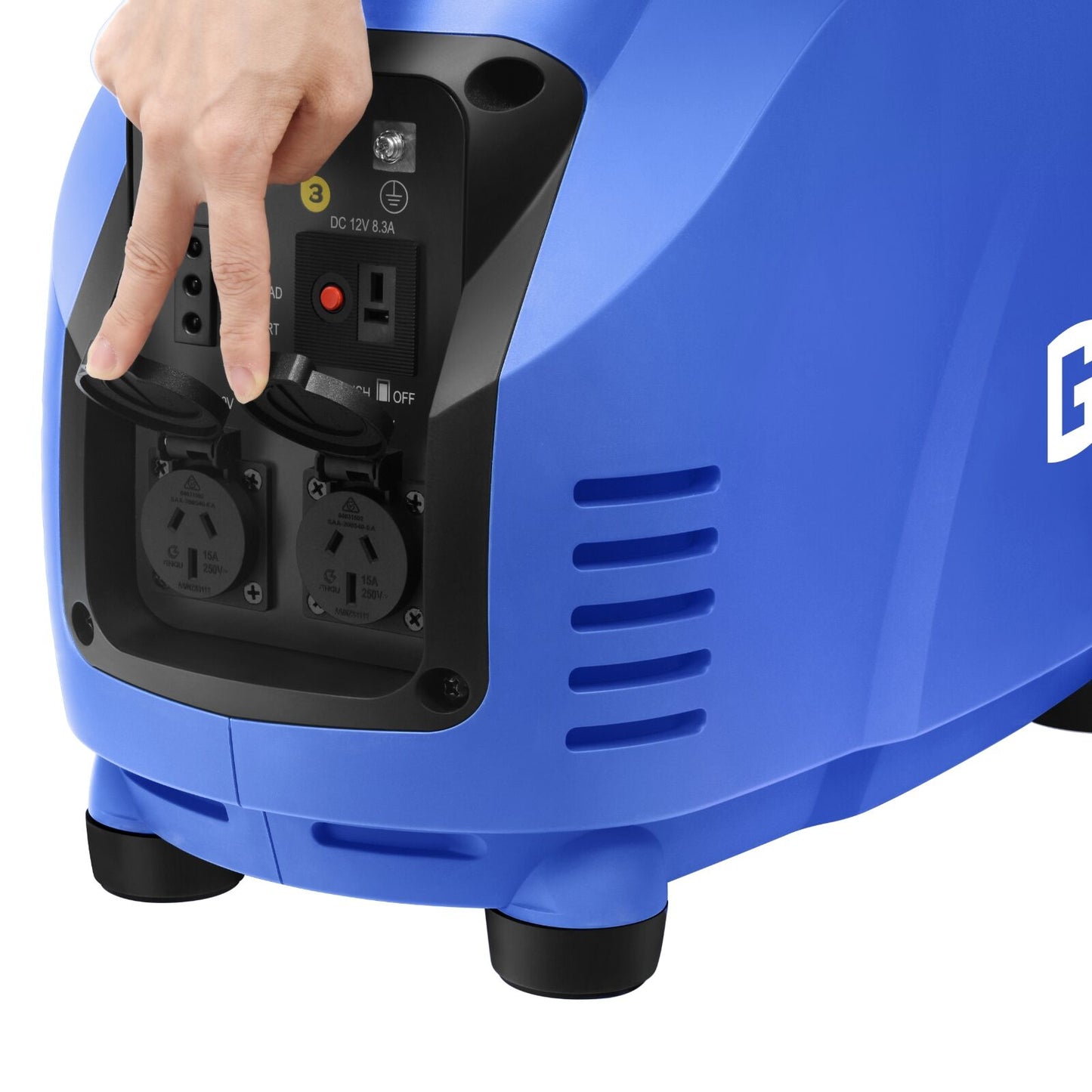 Gentrax 2500W Generator – Pure Sine Wave Inverter, Quiet, Portable Power for Camping & Caravans (2.2kW Rated Output)