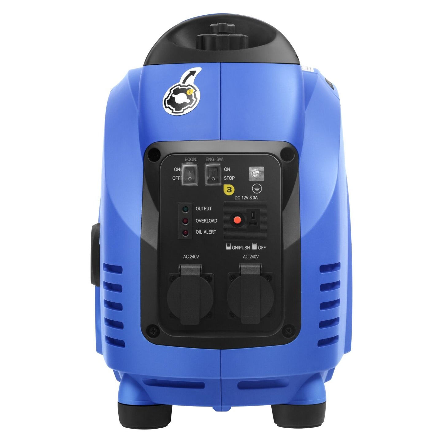 Gentrax 2500W Generator – Pure Sine Wave Inverter, Quiet, Portable Power for Camping & Caravans (2.2kW Rated Output)