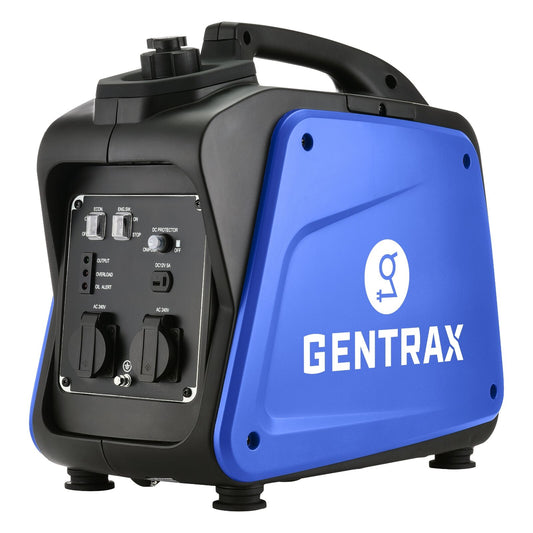 Gentrax 2000W Generator – Pure Sine Wave Inverter, Quiet & Compact Power for Camping & Caravanning (1.7kW Rated Output)