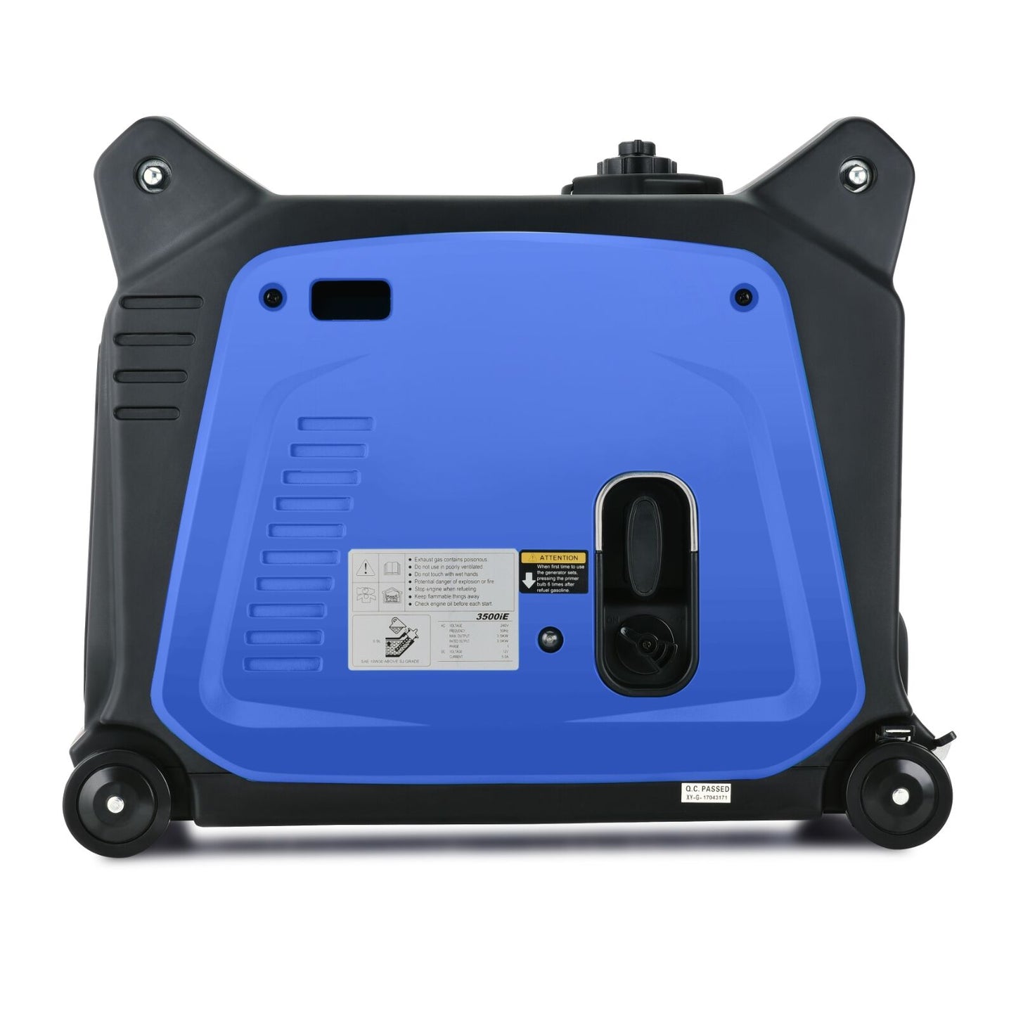 Gentrax 3500W Generator with Remote Starter – Pure Sine Wave Inverter, Quiet, Portable Power for Camping & Caravans (3.2kW Rated Output)