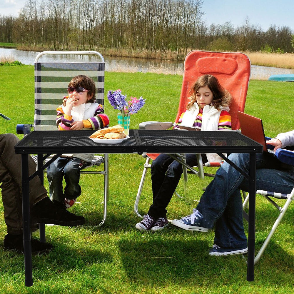 Levede Grill Table BBQ Camping Tables Large-1975420368747368455