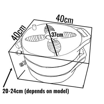Flat Out 12.5m Drink Water Hose on Narrow Reel