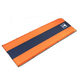 Self-Inflating Camping Mattress – 2.5cm Thick Single Sleeping – Camping, Hiking & Joinable – Orange/Grey