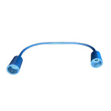 Front view of the Starlink DC power cable joiner showing both female connector openings