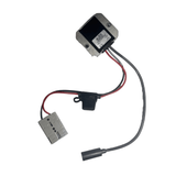 Bottom view of Starlink Mini Anderson Plug Power Supply showing converter label and wiring