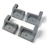 Starlink Mini Flat Mount – 4-Point Surface Mount System (Optional Clear Shield)