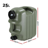 Weisshorn 25L Water Container Jerry Can – Green