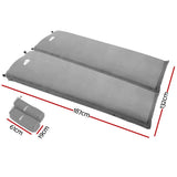 Weisshorn Double Self-Inflating Camping Mattress – 9.5cm Foam | Grey
