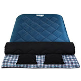 Weisshorn Double Sleeping Bag -10°C | 2-in-1 Camping Comfort with Pillows - Blue