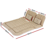 Weisshorn Inflatable Car Mattress – SUV Back Seat Camping Bed | 175 x 130cm | Beige