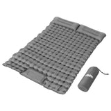 Weisshorn Self-Inflating Camping Mattress – Double Sleeping Mat with Pillow | 9cm Thick Air Bed for Outdoor Comfort