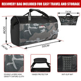X-BULL 6-Piece 4X4 Off-Road Recovery Kit – Kinetic Rope, Snatch Strap & Winch Damper